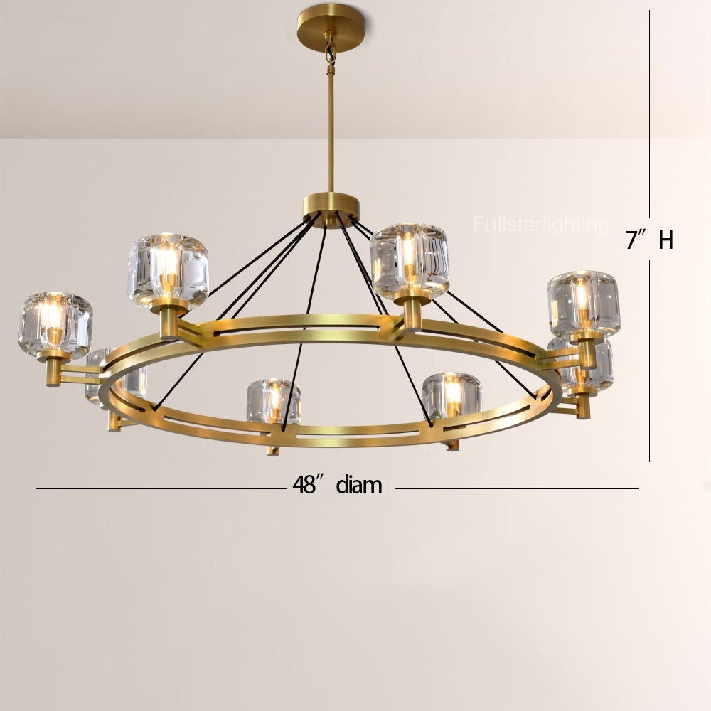 Demaret Round Chandelier 48''