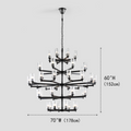 Niko Wine-glass Large Crystal Chandelier