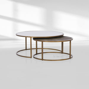 Knox Round Nesting Coffee Tables (set of 2)