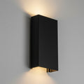 Squared Outdoor Wall Sconce - Black