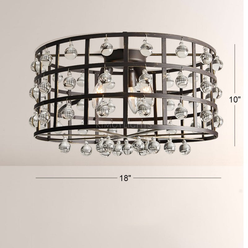 La Cage Flushmount