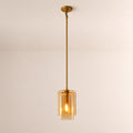 Lacore Amber Glass Pendant