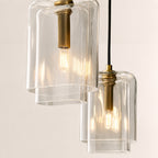 Lacore Clear Glass Cluster Chandelier