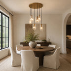 Lacore Clear Glass Cluster Chandelier