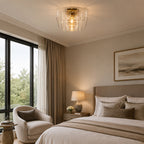Lacore Clear Glass Flushmount