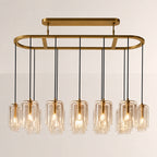 Lacore Clear Glass Linear Chandelier