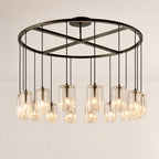 Lacore Clear Glass Round Chandelier