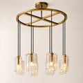 Lacore Clear Glass Round Chandelier