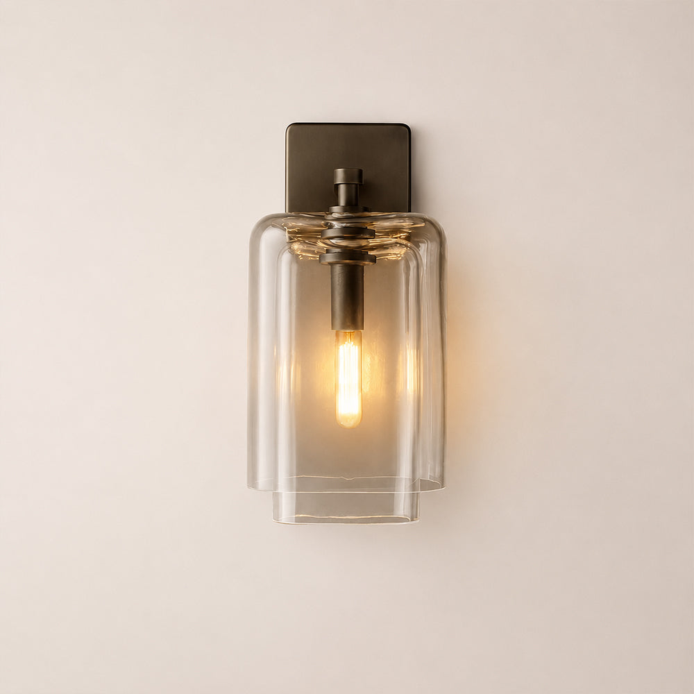 Lacore Clear Glass Sconce