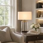 Lacore Clear Glass Table Lamp