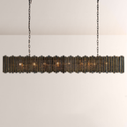 Lailal Rectangular Glass Chandelier-kimoylights_003