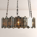 Lailan Antique Glass Lailar Round Chandelier_001