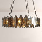 Lailan Antique Glass Lailar Round Chandelier_002