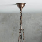 Lailan Antique Glass Lailar Round Chandelier_005