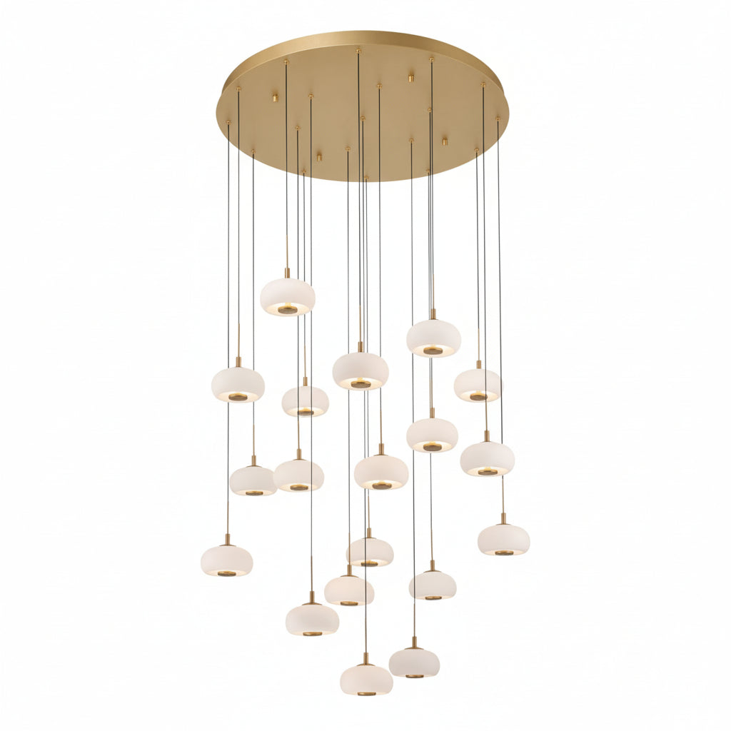 Adelfia 19 Light Round LED Chanderlier