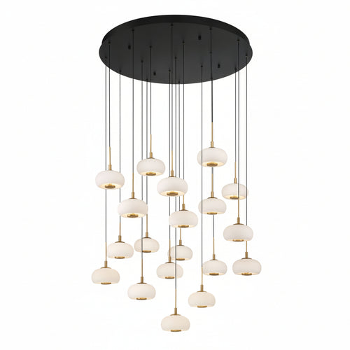 Adelfia 19 Light Round LED Chanderlier