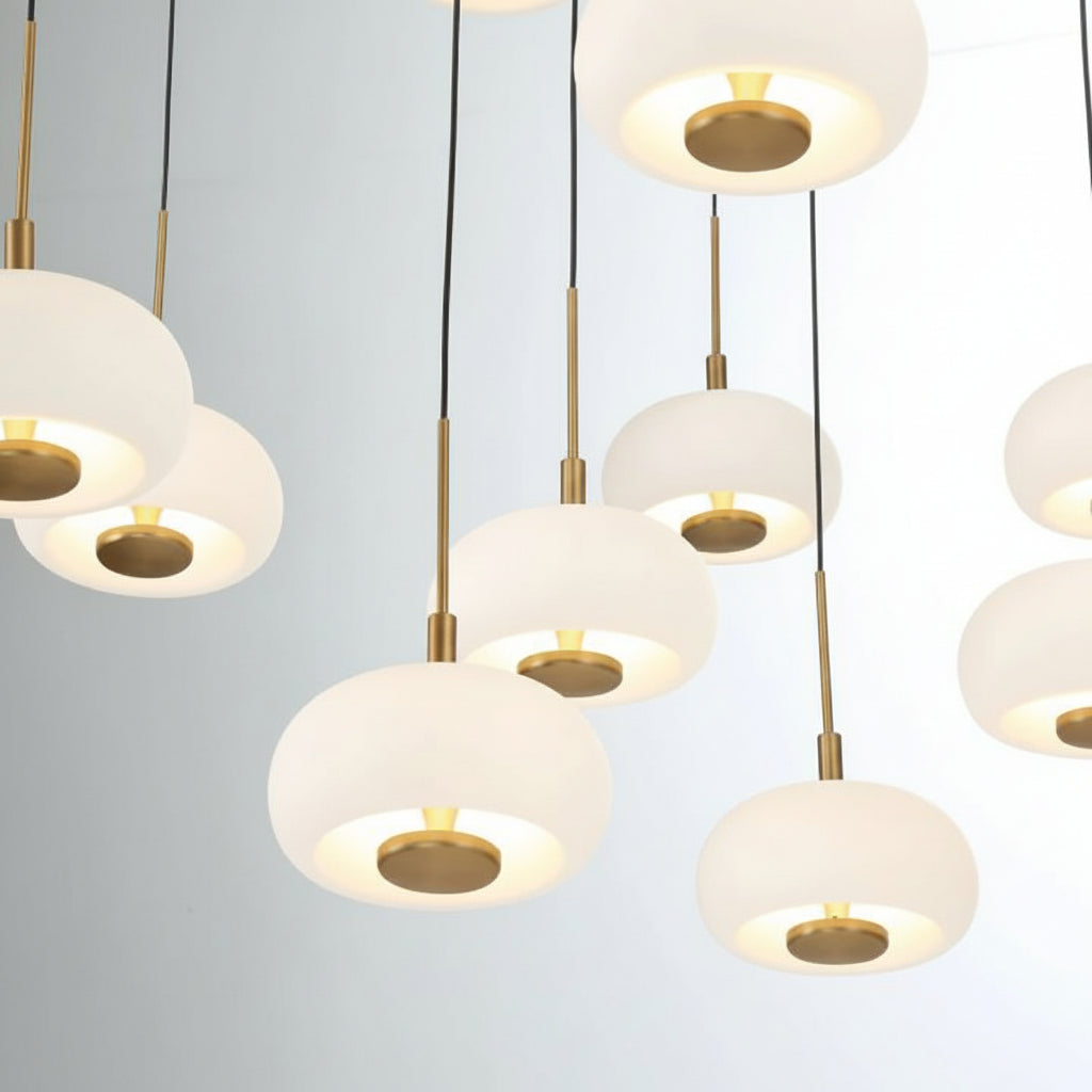 Adelfia 8 Light Rectangular LED Chanderlier
