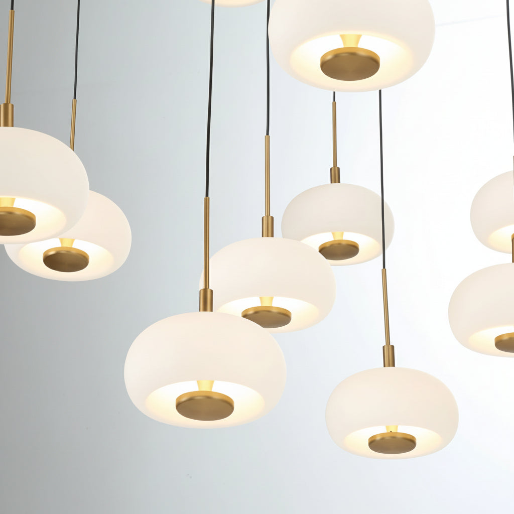 Adelfia 19 Light Round LED Chanderlier