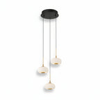 Adelfia 3 Light Round LED Pendant