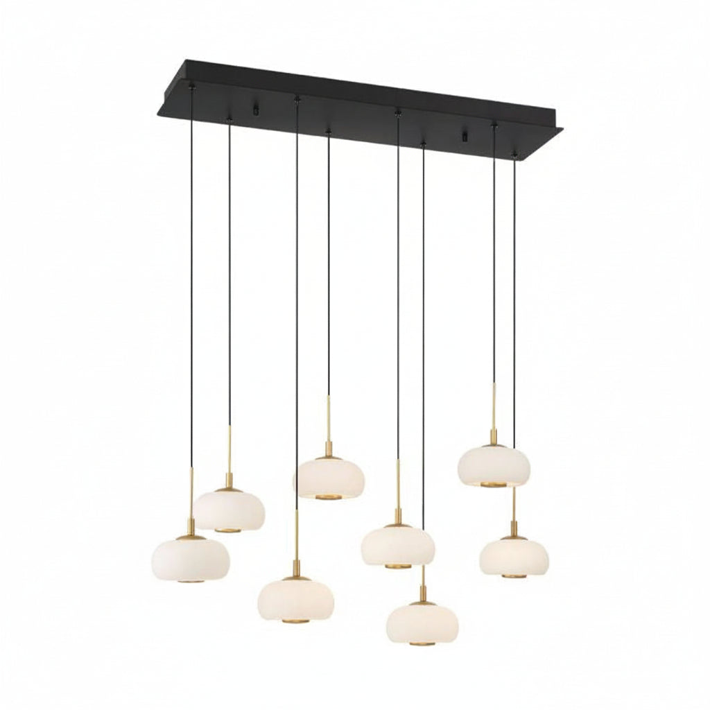 Adelfia 8 Light Rectangular LED Chanderlier