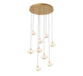 Adelfia 9 Light Round LED Chanderlier