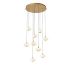 Adelfia 9 Light Round LED Chanderlier