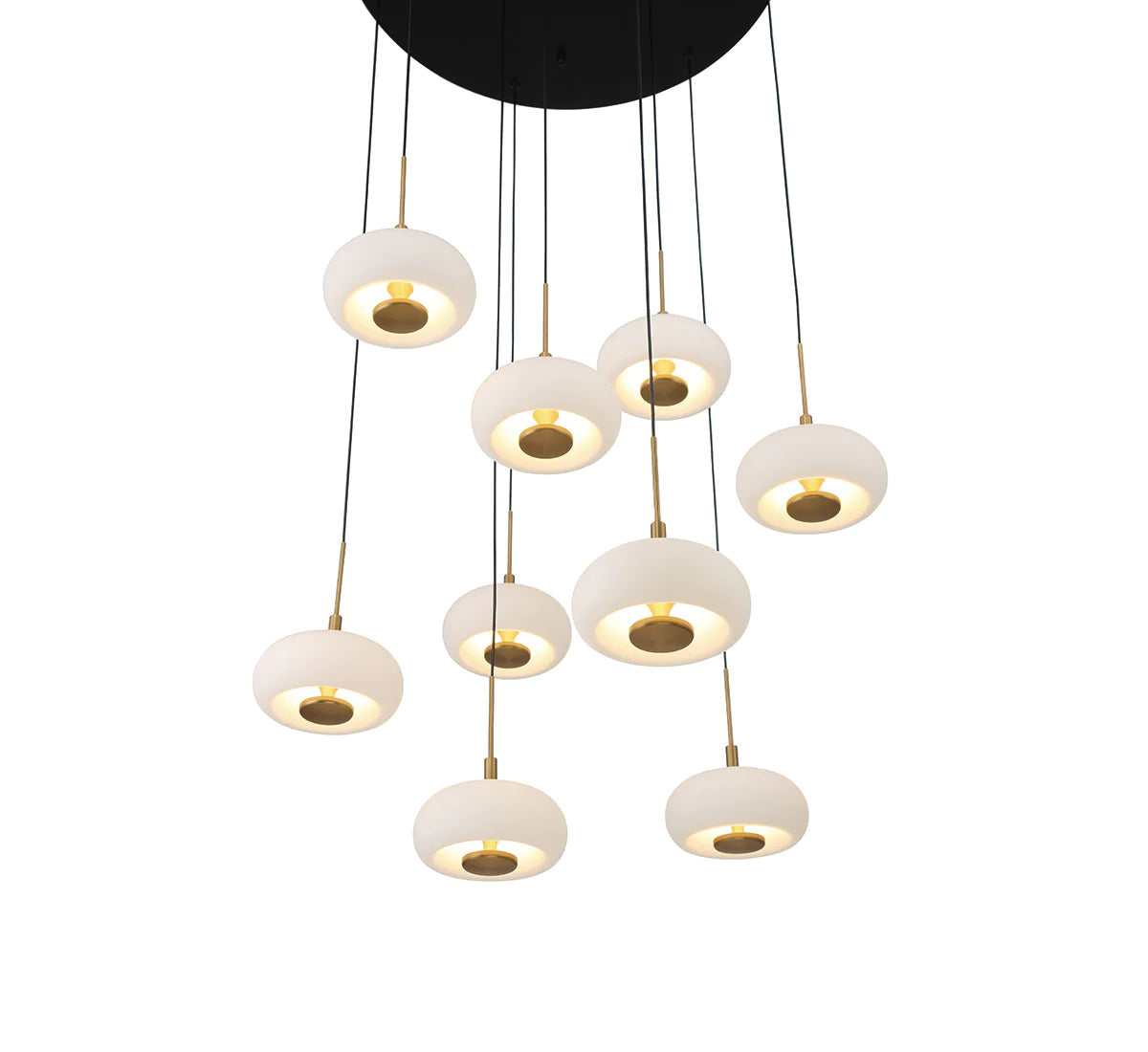 Adelfia 9 Light Round LED Chanderlier