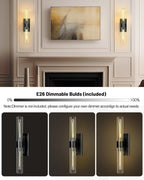Rachel Glass Linear Sconce