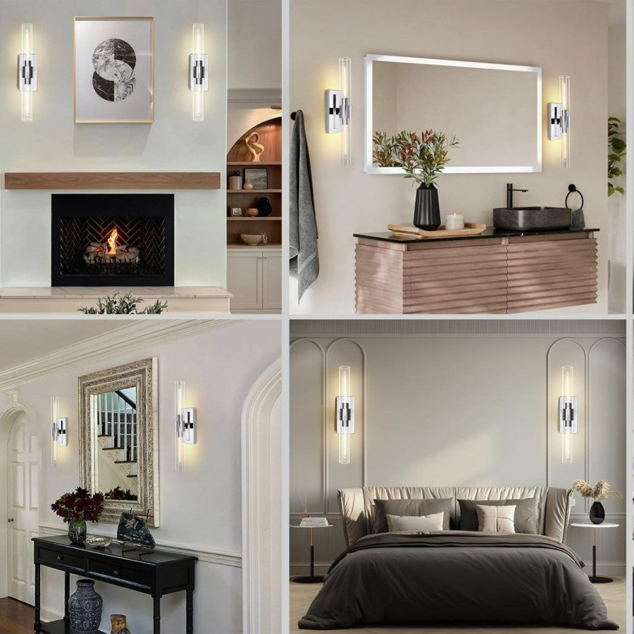 Rachel Glass Linear Sconce