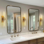 Rachel Glass Linear Sconce