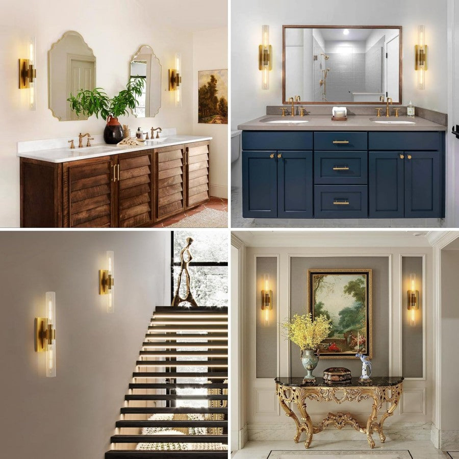 Rachel Glass Linear Sconce