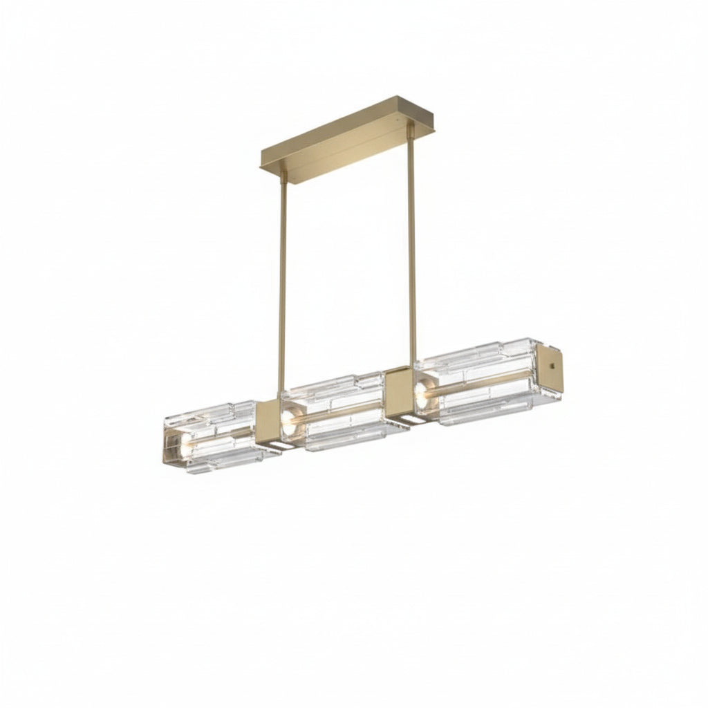 Ledges Linear Chandelier 41“ 67” - kimoylights
