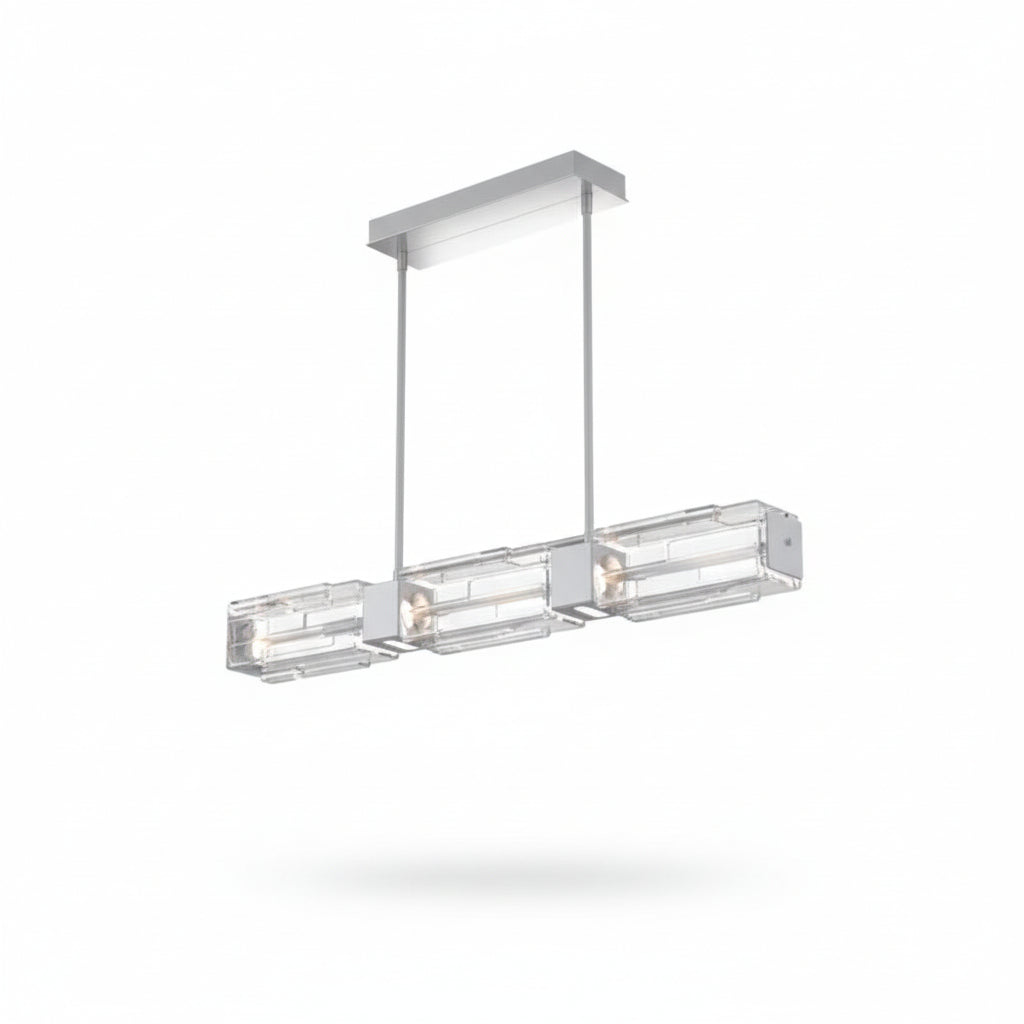 Ledges Linear Chandelier 41“ 67” - kimoylights