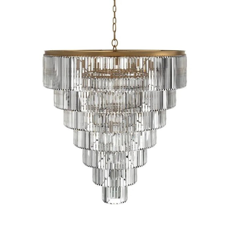 Leylandl Tiered Round Chandelier - kimoylights