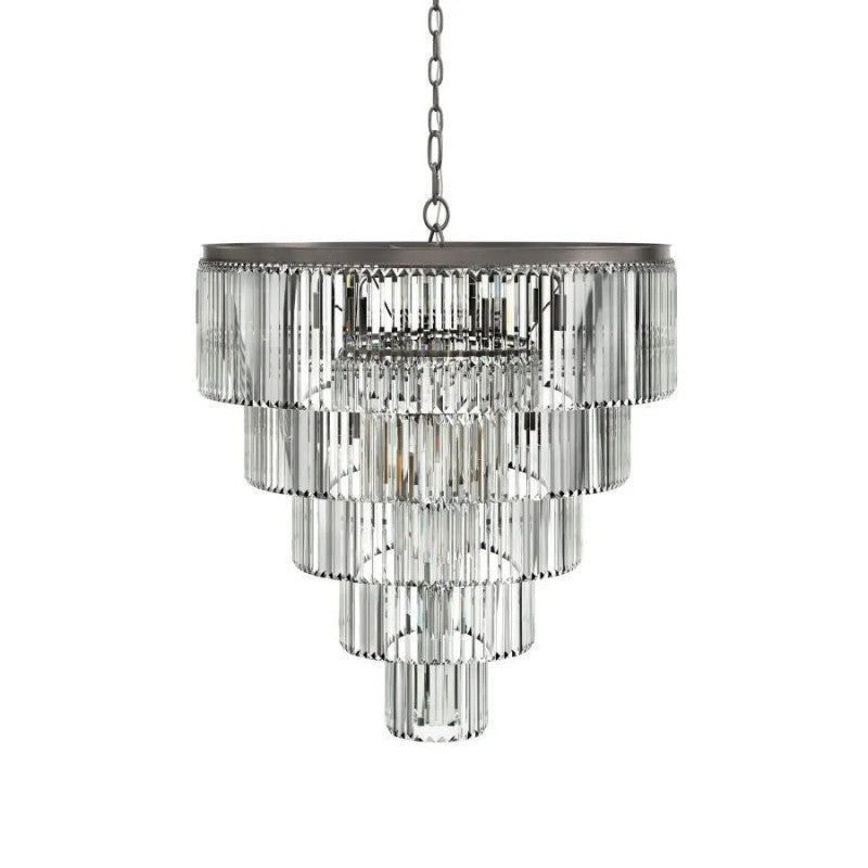 Leylandl Tiered Round Chandelier - kimoylights