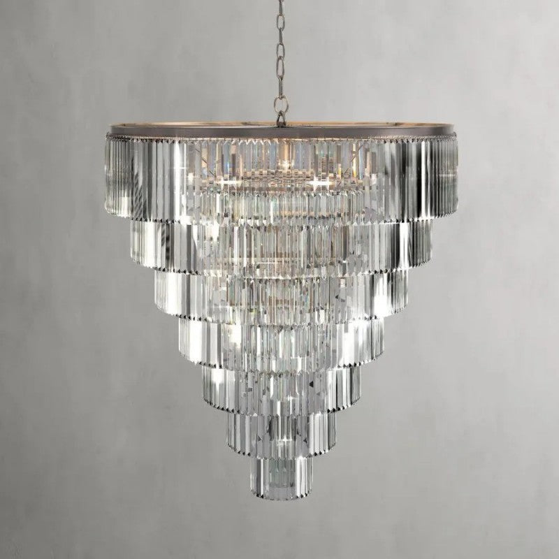 Leylandl Tiered Round Chandelier - kimoylights