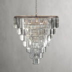 Leylandl Tiered Round Chandelier - kimoylights