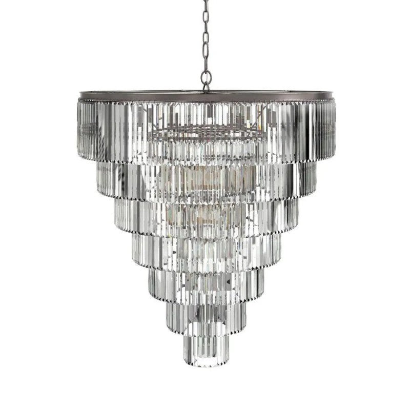 Leylandl Tiered Round Chandelier - kimoylights
