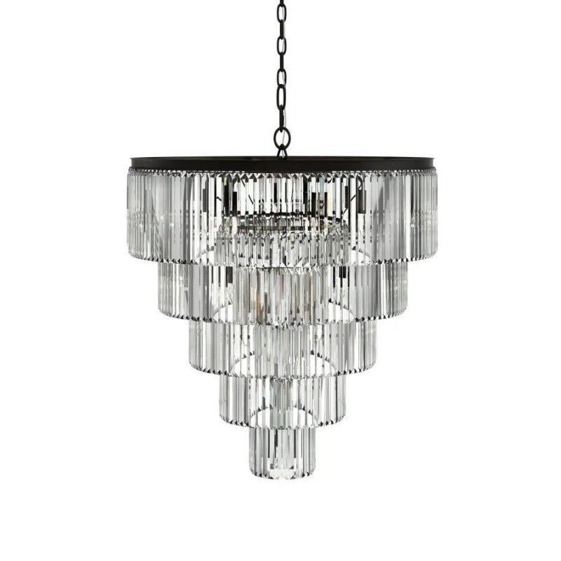 Leylandl Tiered Round Chandelier - kimoylights