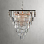 Leylandl Tiered Round Chandelier - kimoylights