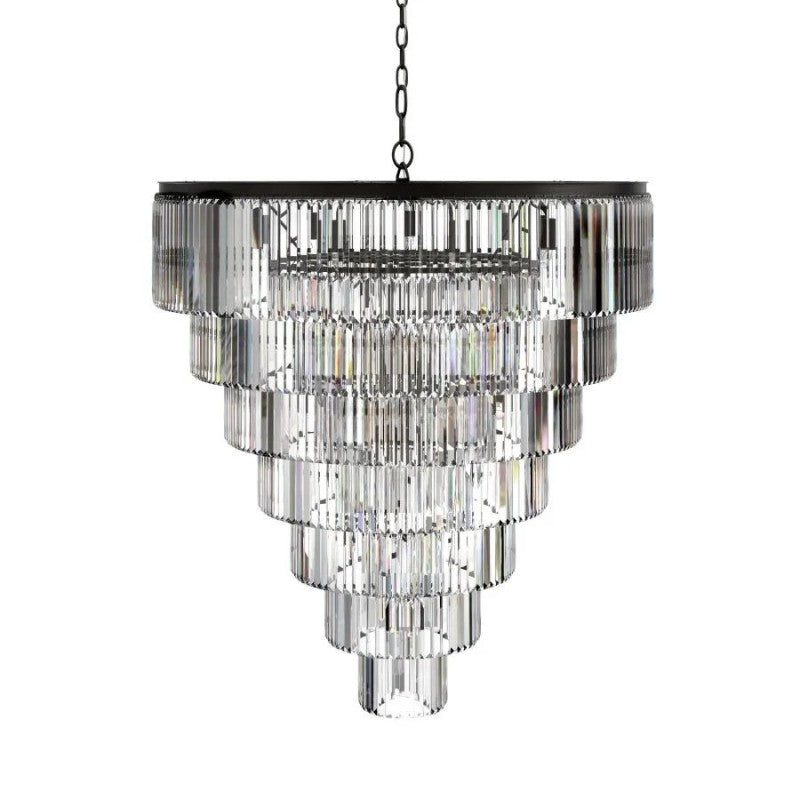 Leylandl Tiered Round Chandelier - kimoylights