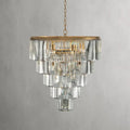 Leylandl Tiered Round Chandelier - kimoylights