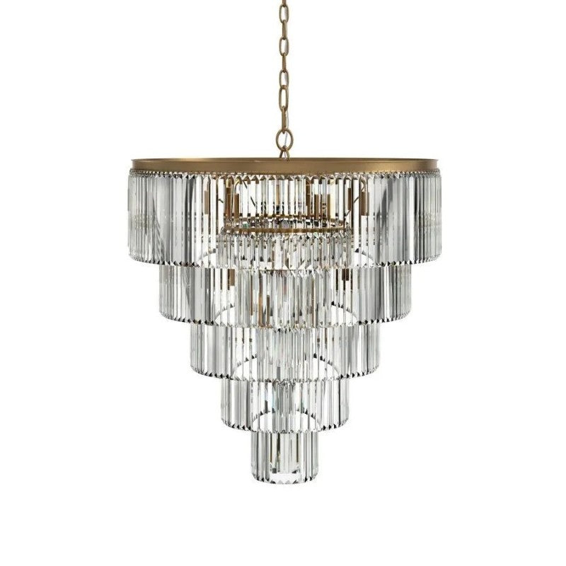 Leylandl Tiered Round Chandelier - kimoylights
