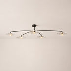 Lilia Clear Glass Flushmount