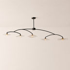 Lilia Clear Glass Linear Chandelier