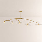 Lilia Clear Glass Linear Chandelier