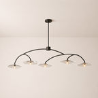 Lilia Clear Glass Linear Chandelier