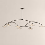 Lilia Clear Glass Round Chandelier