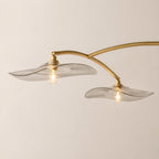 Lilia Smoke Glass Linear Chandelier