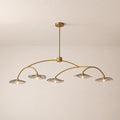 Lilia Smoke Glass Linear Chandelier